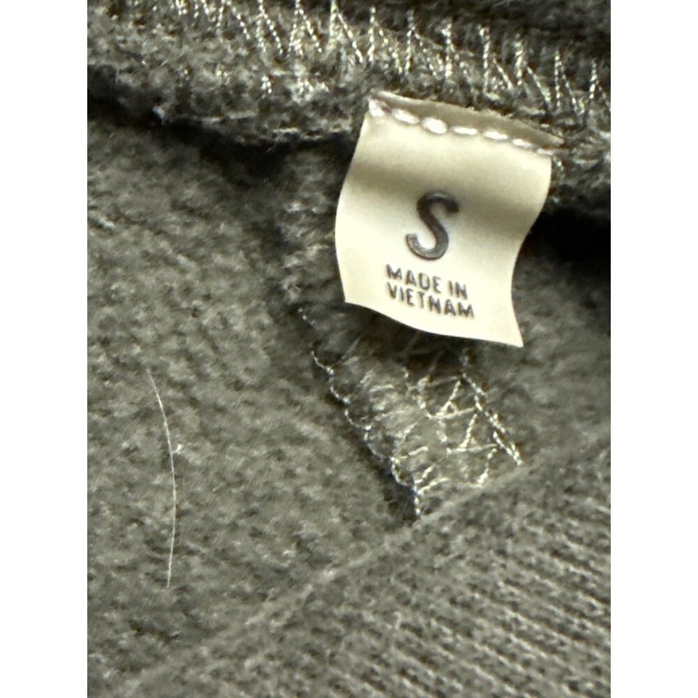Essentials Fear of God Hoodie Men's Sweatshirt Grey Logo Small Streetwear Fleece - Picture 8 of 10